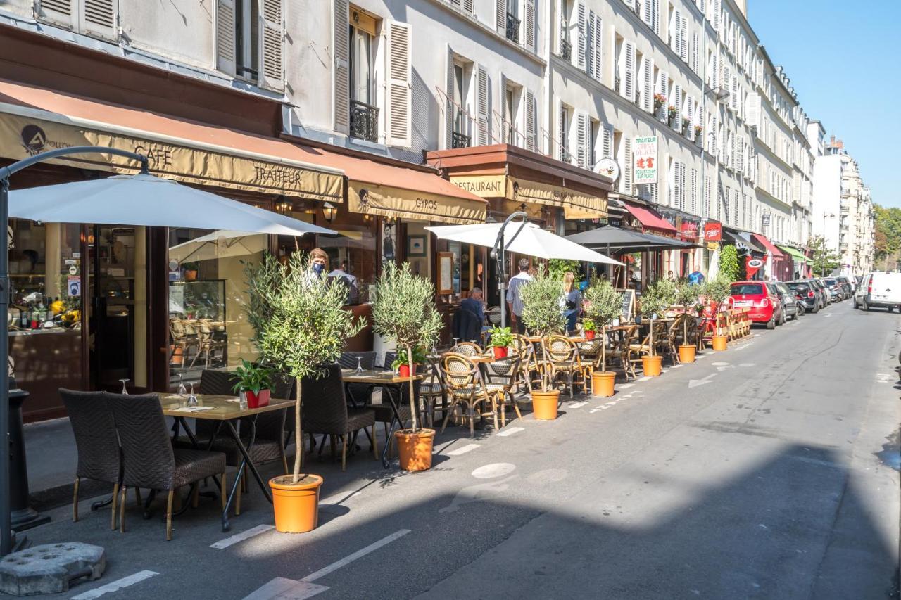 פריז Studio Terrasse Privee 5 Min To Eiffel Tower מראה חיצוני תמונה